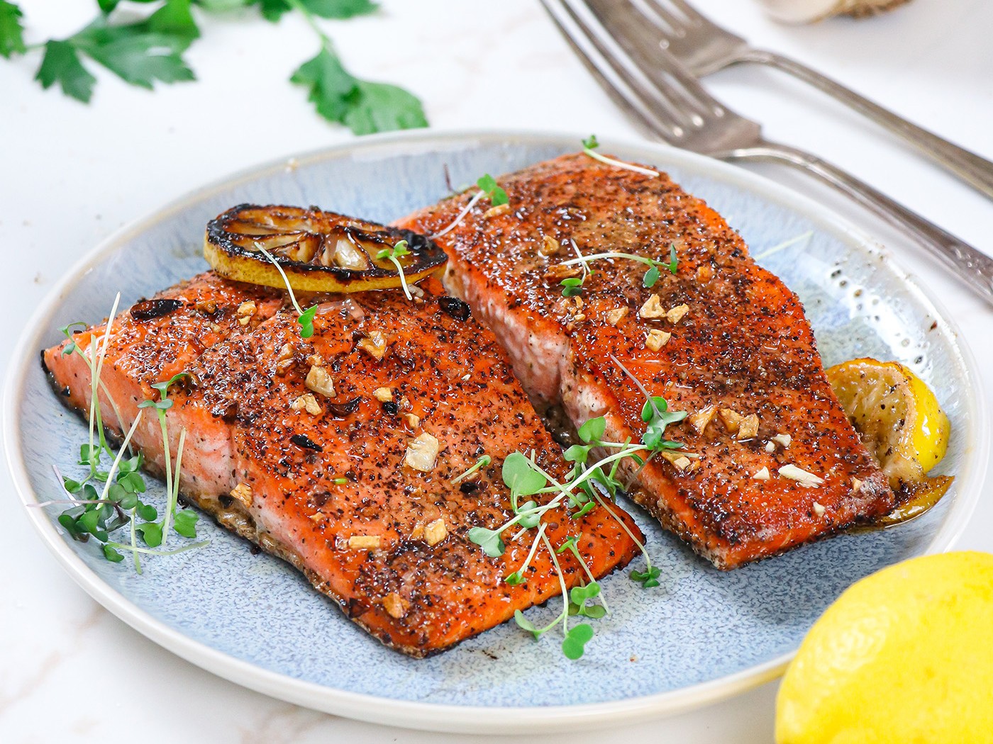 Lemon Butter Pan Seared Sockeye Salmon – Sizzlefish