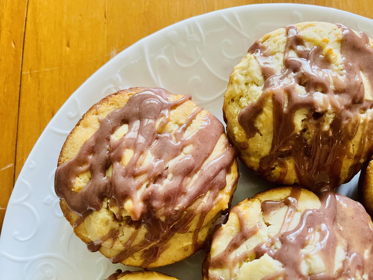 Elderberry Glazed Lemon Muffins