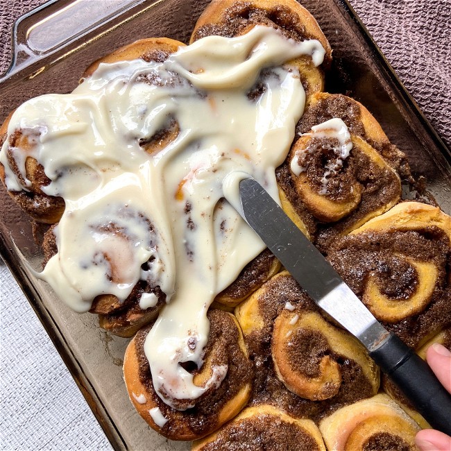 Image of Pumpkin Maple Cinnamon Rolls