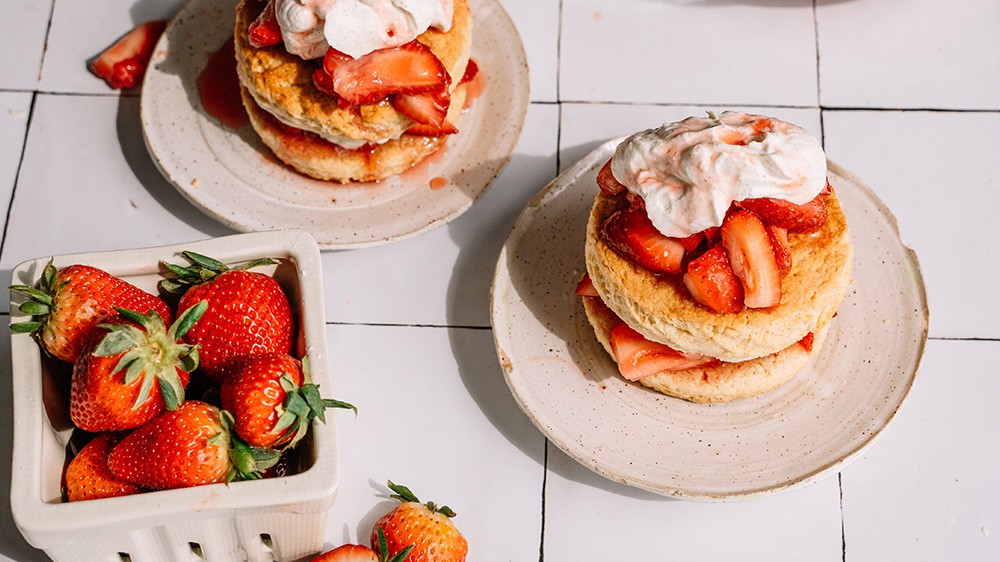 Image of Cardamom Cream Strawberry  Shortcake