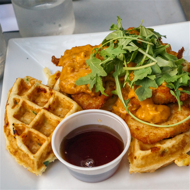 Image of Chicken Nuggets and Waffles