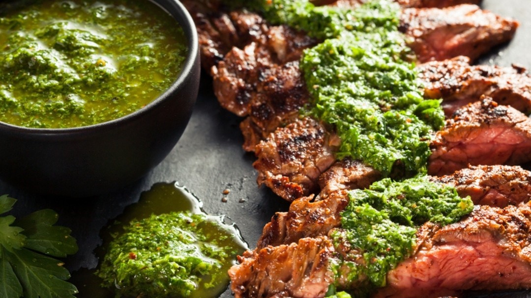 Image of Green Goddess Chimmichuri One Pot Roast Lamb Shoulder