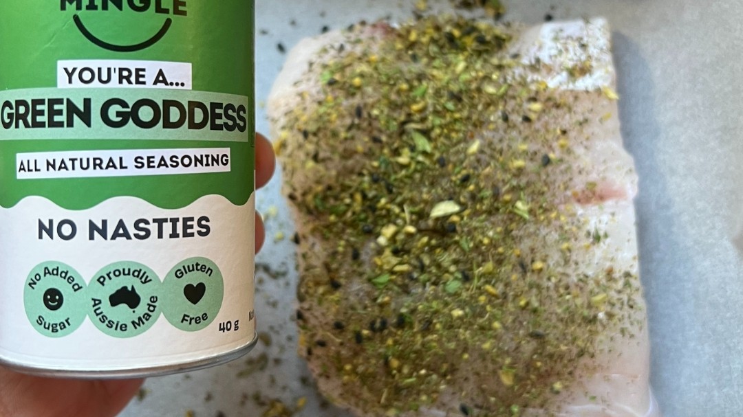 Green Goddess baked fish-image