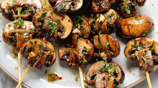 Image of Mushroom Skewers Recipe