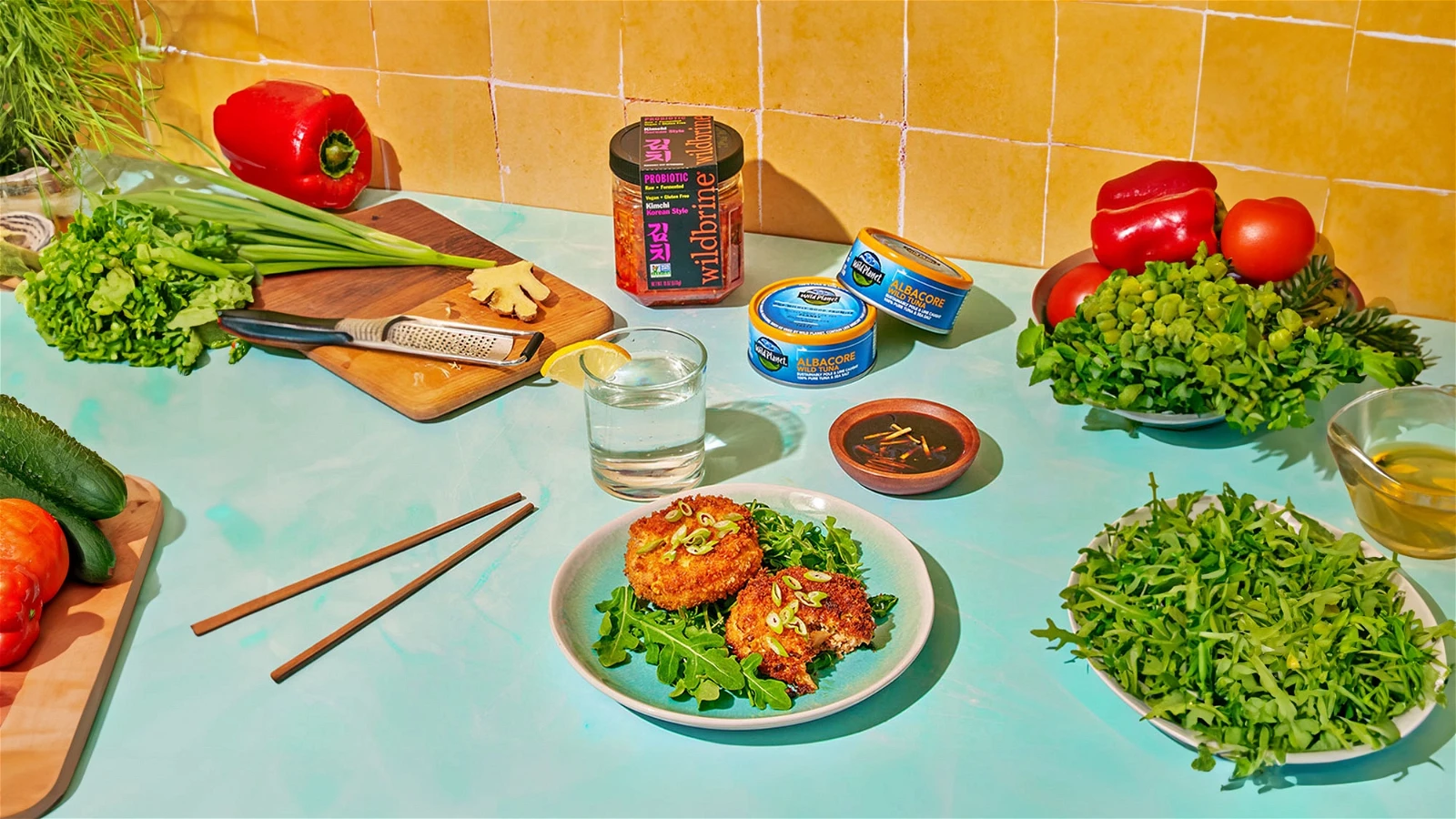 Tuna Kimchi Cakes| Wild Planet Foods recipe