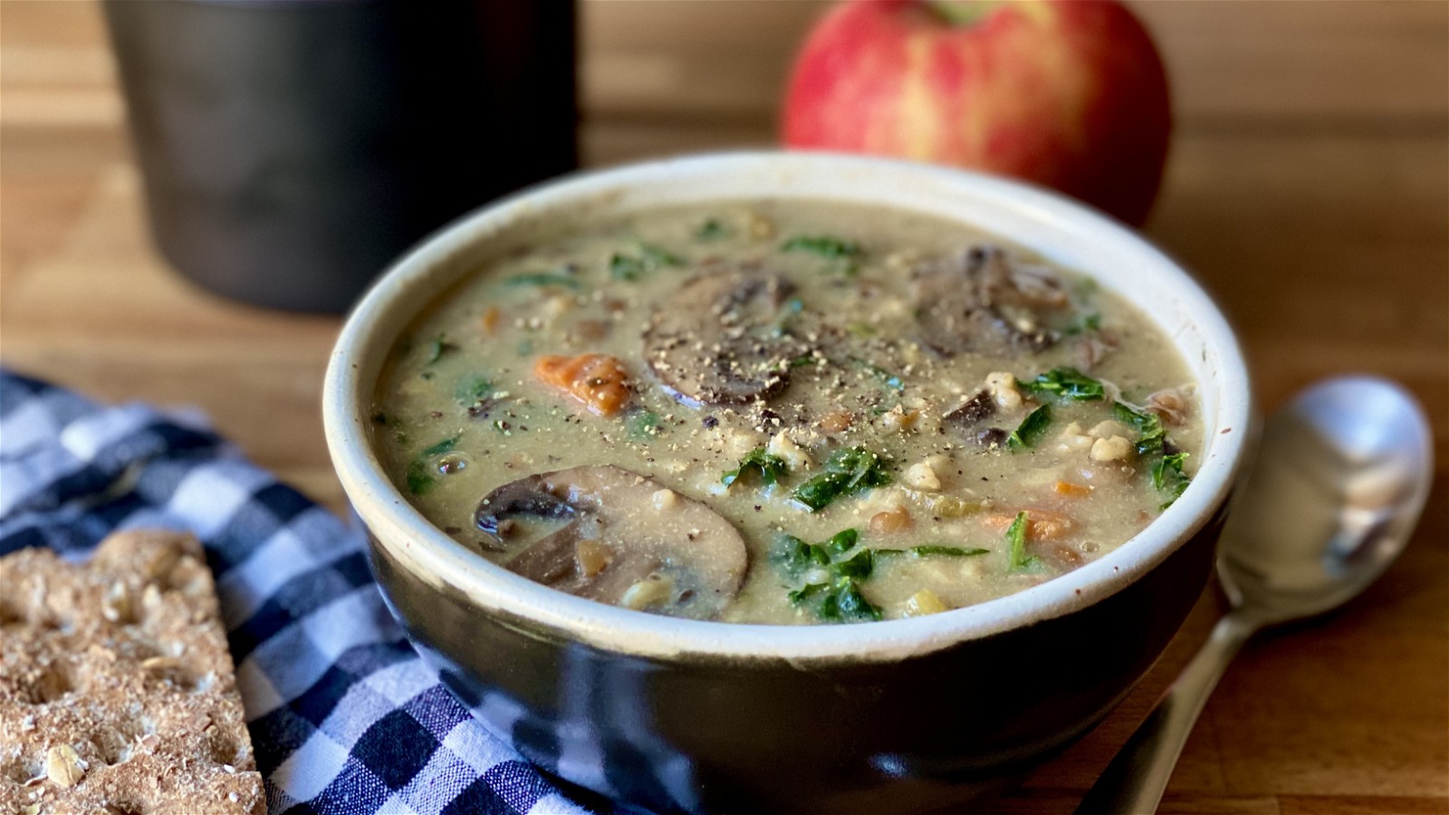 Image of Creamy Wild Rice Mushroom Stew