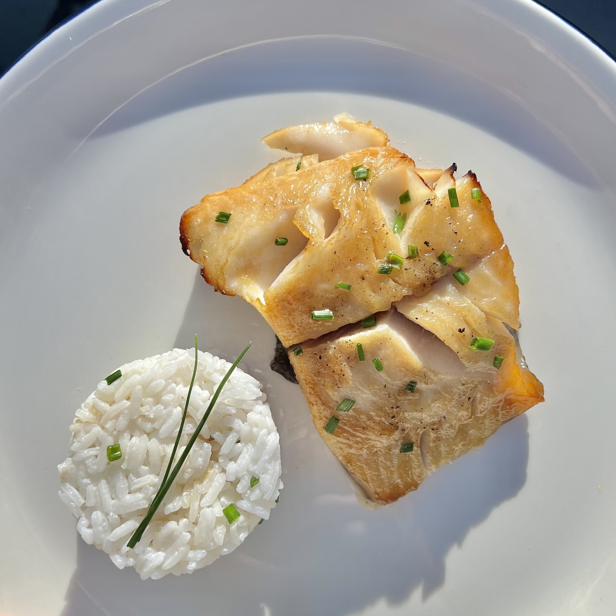 Miso Marinated Sablefish with Coconut Rice