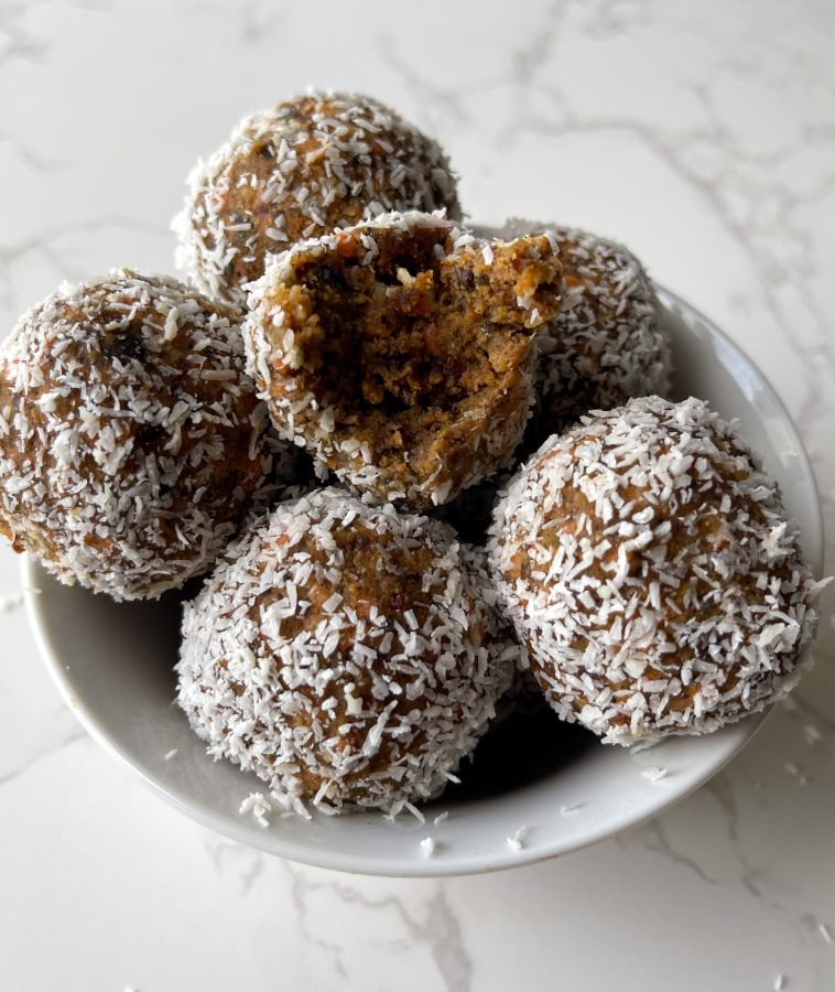 Carrot and Tigernut Bliss Balls