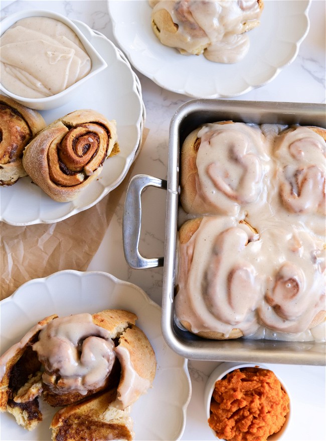 Image of Cinnamon Rolls with Cream Cheese Icing