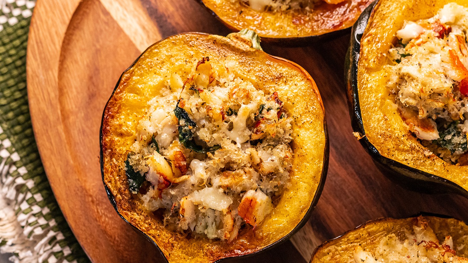 Image of Crab Stuffed Acorn Squash