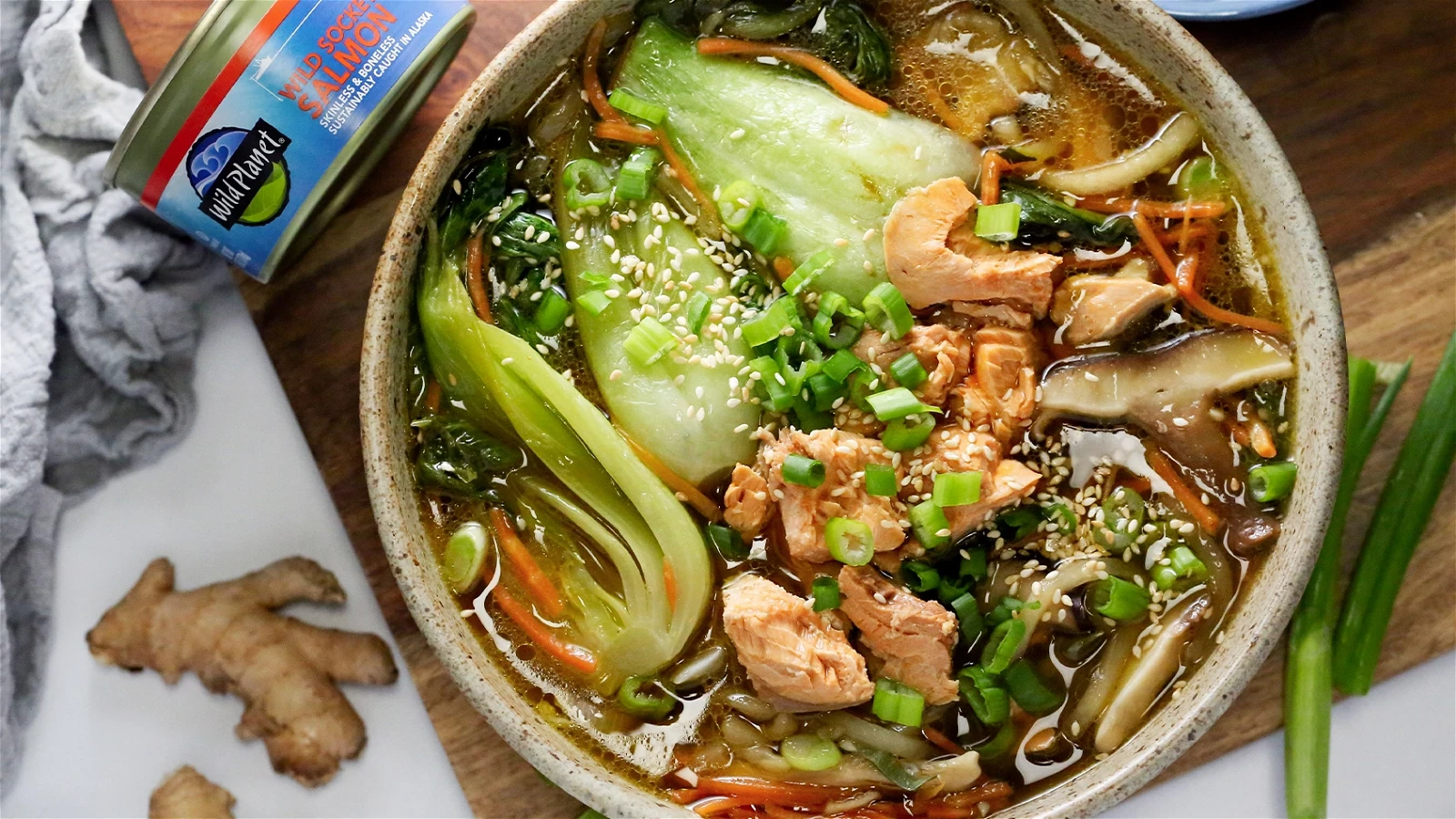 Image of Sockeye Salmon Zoodle Bowl