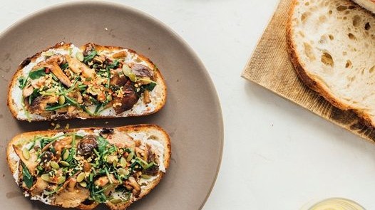Image of Mushroom Toast Recipe