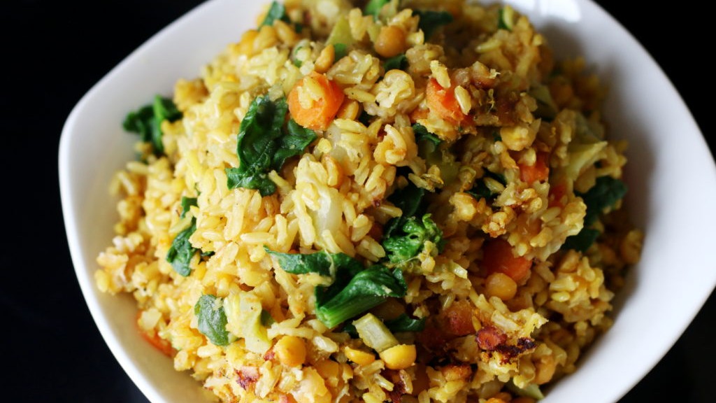 Image of Healing Kitchari – Turmeric Spiced Brown Rice, Lentils, Veggies