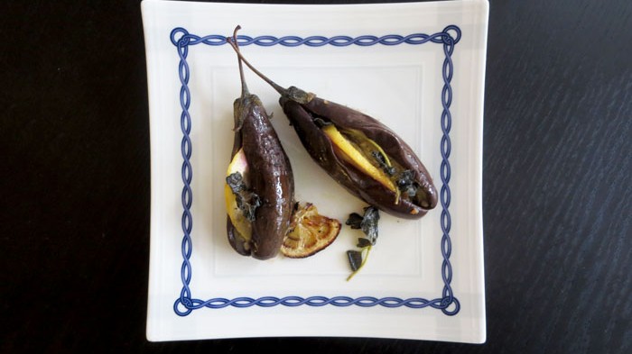 Image of Roasted Baby Eggplant