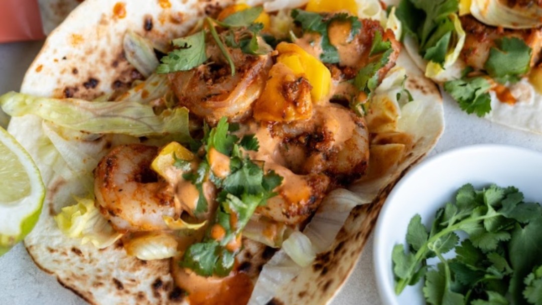 Image of Prawn and Mango Tacos