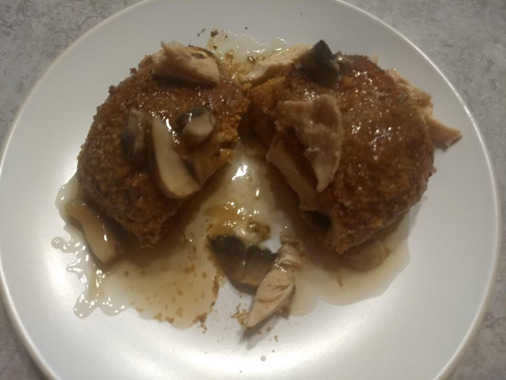 Ghosted Chicken Crescent Calzones