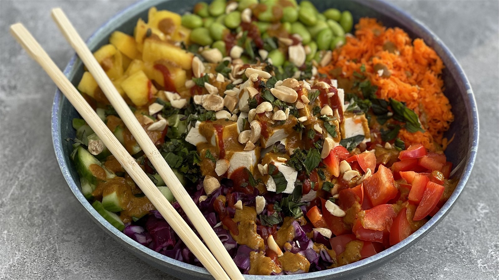 Deconstructed Thai Spring Roll Salad-image