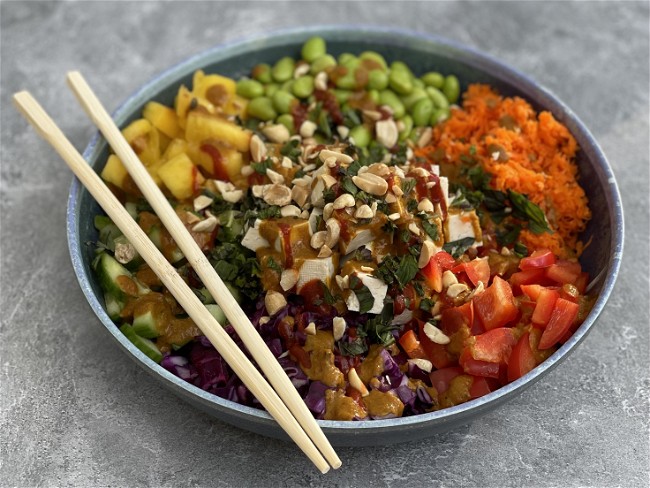 Image of Deconstructed Thai Spring Roll Salad