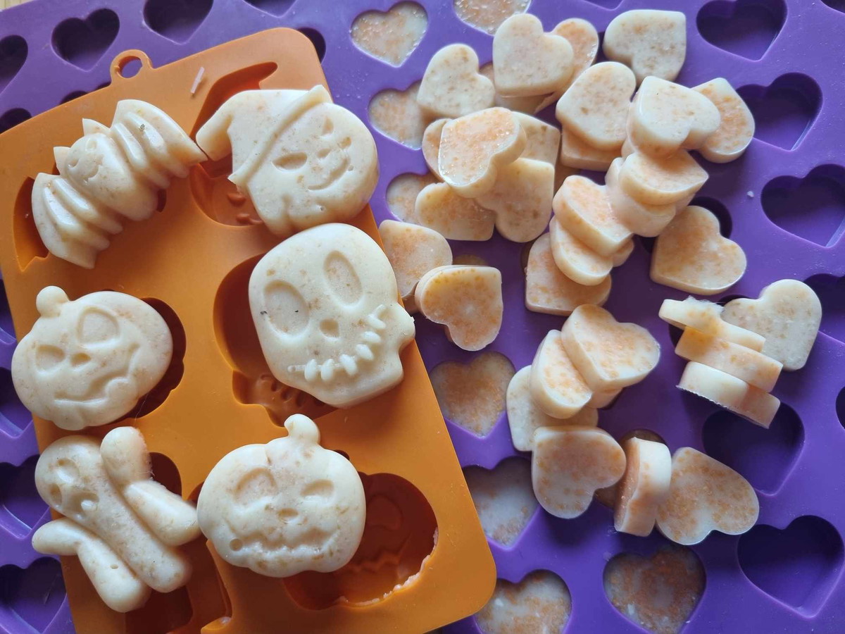 Gelatingodbiter med gulrot - Halloween-godbiter
