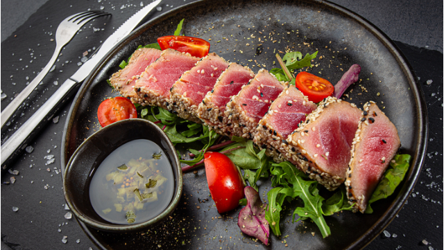 Image of Seared Ahi Tuna and Arugula 