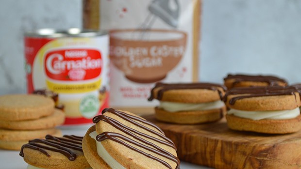 Image of Condensed Milk Cookie Sandwiches