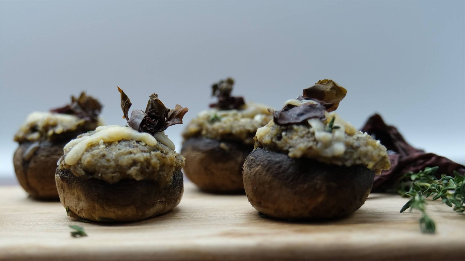 Image of Seaweed Stuffed Mushrooms