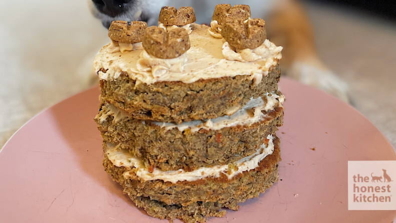 Image of Peanut Butter Cake For Dogs Recipe: