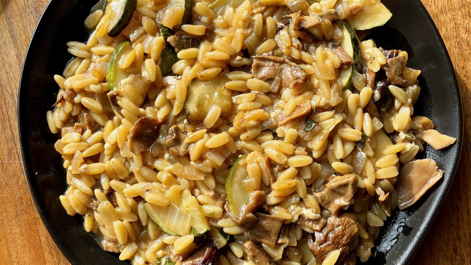 Image of Orzo with Zucchini and Porcini