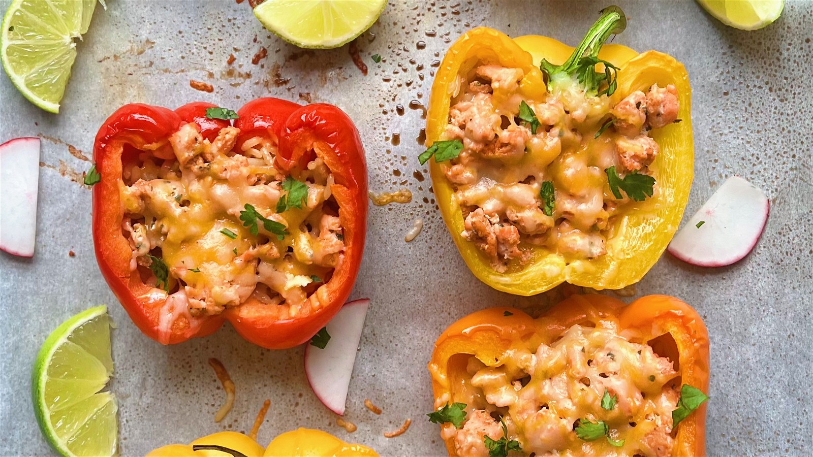 Image of Salmon Stuffed Peppers