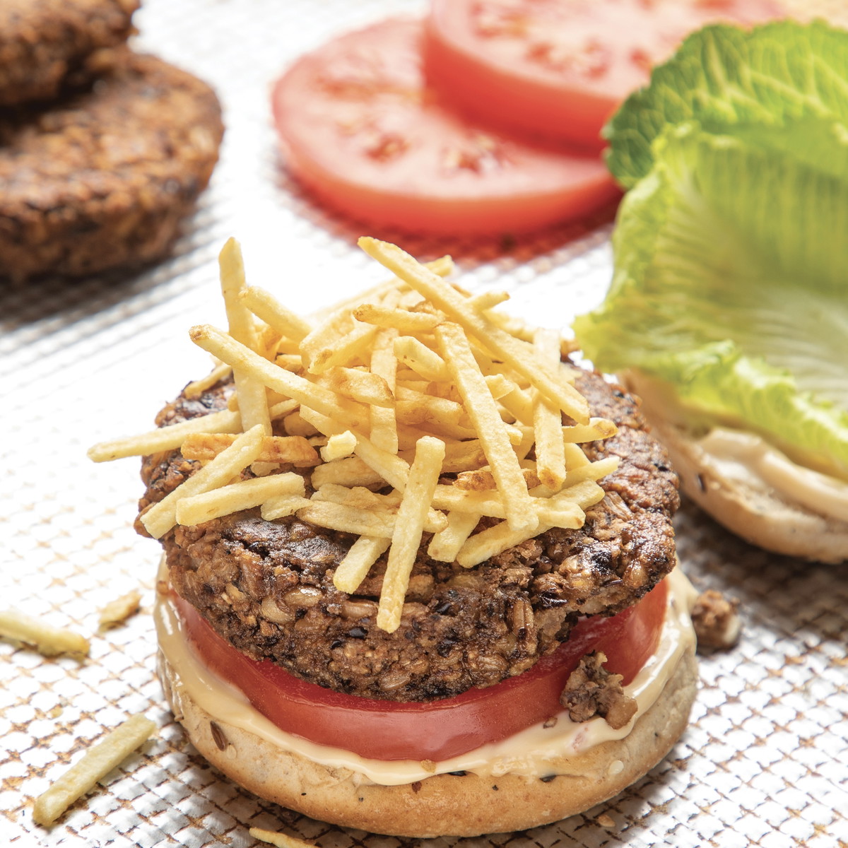 How to Build a Damn Fine Veggie Burger
