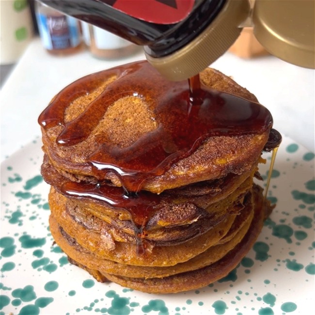 Image of Cinnamon Swirl Pumpkin Pancakes