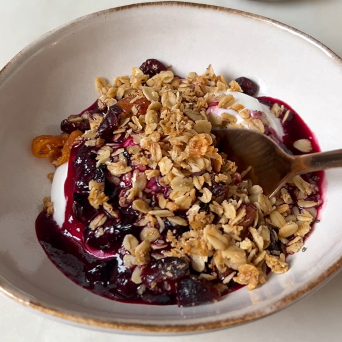 Homemade Apricot, Coconut & Maple Granola