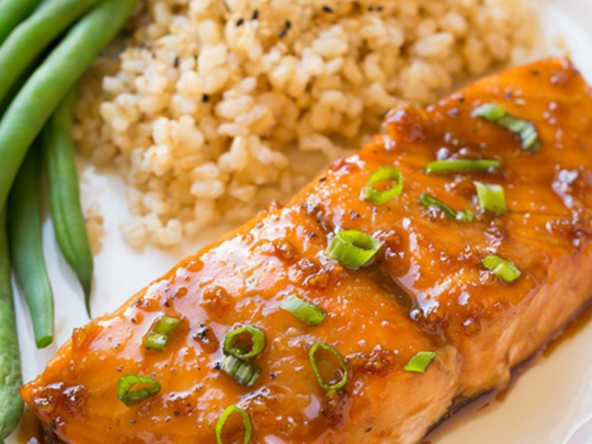 Maple-Glazed Salmon
