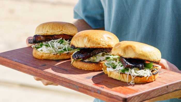 Image of Sticky Honey Pork Belly Buns