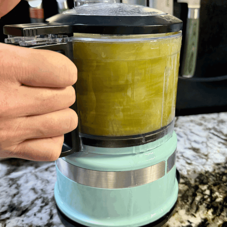 Image of Preheat the oven to 350 degrees F. Grab a medium size sauce pan and add your green sauce ingredients. Heat over medium-high heat. Boil until everything is soft and can be blended together. Add the tomatillos, onion, jalapeño, and one...
