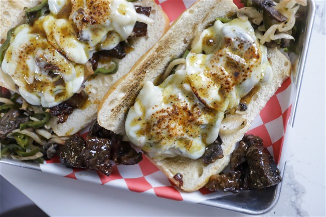 Image of Beef Burnt Ends Philly Cheesesteak