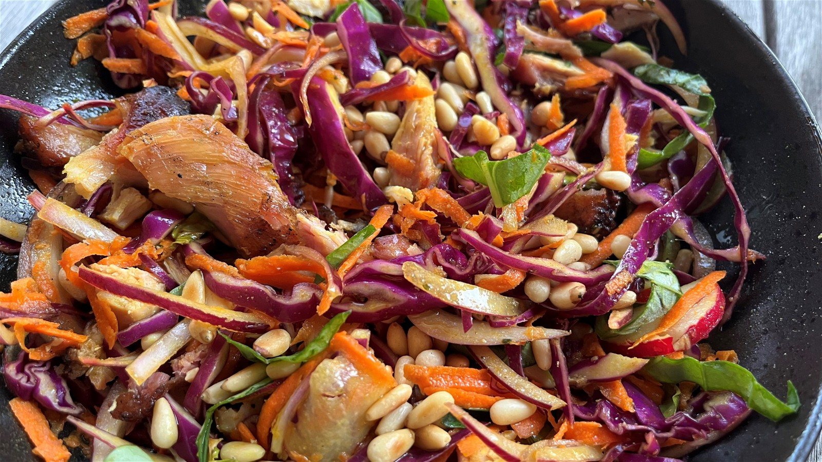 Image of Coleslaw With Carrot Turmeric Dressing