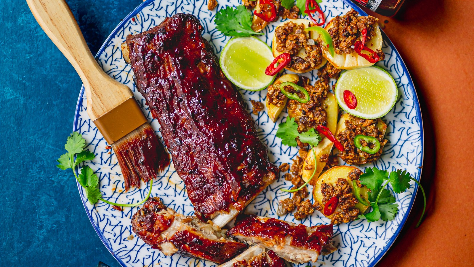 Image of Baby Pangang Ribs with Chinese Takeaway Apples