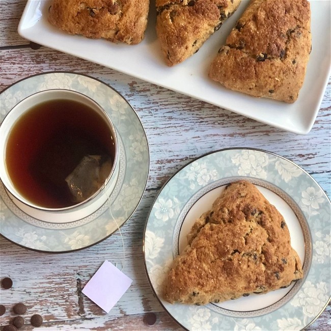 Image of CAROB CHIP SCONES