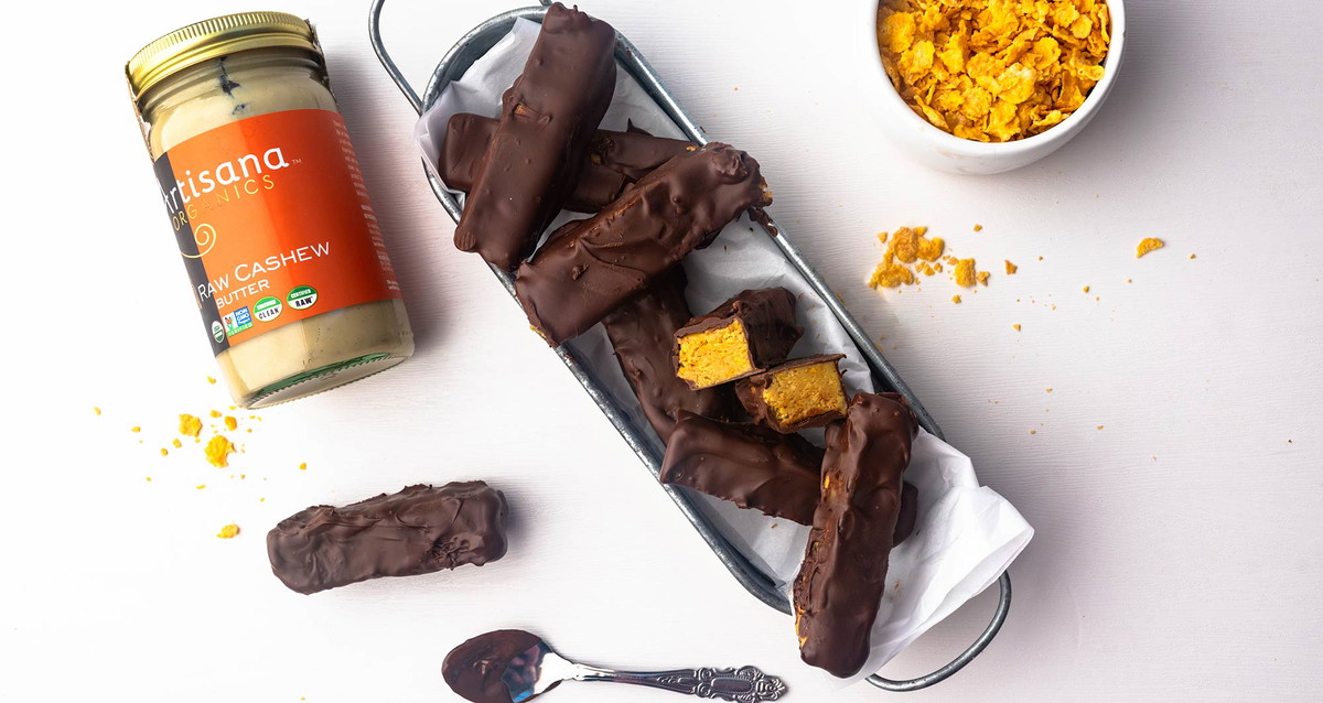 Turmeric Butterfingers | Vegan, Gluten-free