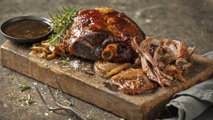 Image of 3-hour slow roasted lamb shoulder