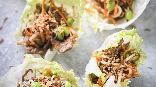 Image of Beef lettuce wraps