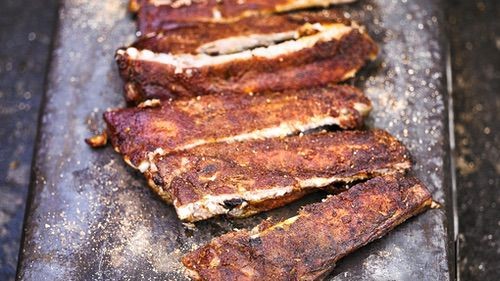 Image of BBQ baby back ribs