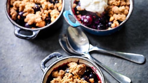 Image of Blueberry crumble