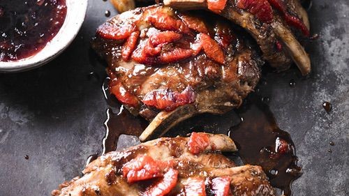 Image of Orange and soy glazed baby back ribs