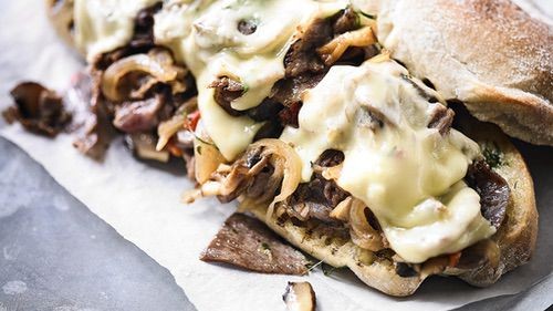Image of Philly cheesesteak sandwich