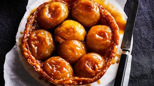 Image of Apple tarte tatin and smoked milk ice cream