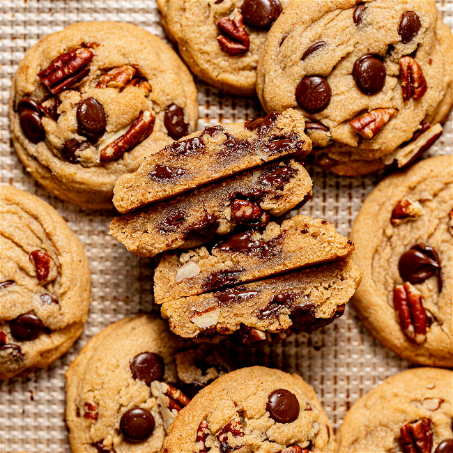 Image of Brown Butter Chocolate Chip Pecan Cookies 