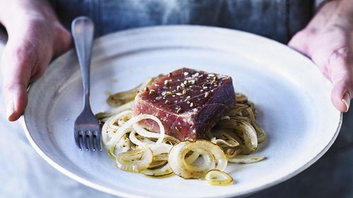 Image of Tuna belly with fennel and lemon