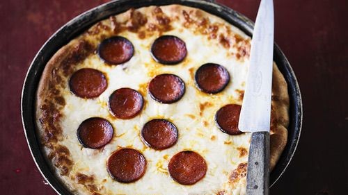 Image of Chicago style pizza